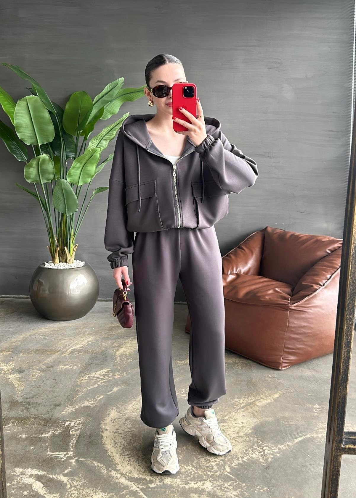 Torba Cepli Modal Takım ANTRASİT